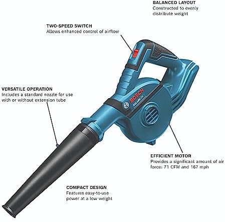 BOSCH GXL18V-901B25 18V 9-Tool Combo Kit 2-In-1 Bit/Socket Impact Driver, Hammer Drill/Driver, Recip Saw, Circ Saw, Oscillating Tool, Angle Grinder, Vacuum, Worklight, (2) CORE18V 4 Ah Batteries - Image 20