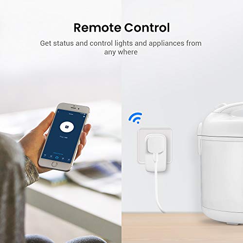 Broadlink Smart Plug, Wi-Fi Timer Adapter with Dimmable Night Light, 15 amp Outlet, Works with Alexa, Google Assistant, IFTTT, No Hub Required (SP4L-US) - Image 3