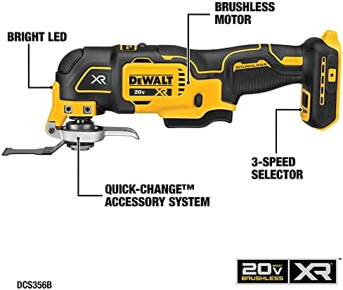 DEWALT 20V MAX Power Tool Combo Kit, 6-Tool Cordless Power Tool Set with Battery and Charger (DCK661D1M1) - Image 7