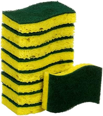 Scotch-Brite Heavy Duty Scrub Sponges, Sponges for Cleaning Kitchen and Household, Heavy Duty Sponges Safe for Non-Coated Cookware, 9 Scrubbing Sponges - Image 2
