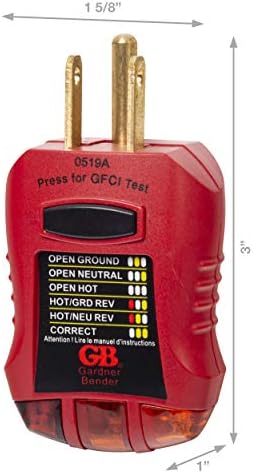 Gardner Bender GK-5 Household Tester Electrical Test Kit, Red - Image 10