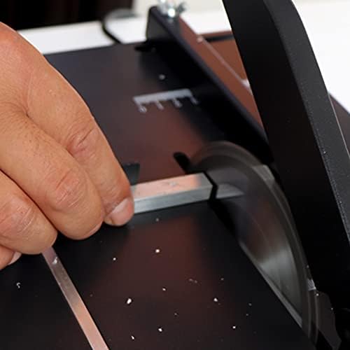 Power Tools Household Woodworking Table Saw Multifunctional Desktop Wood Plastic Panel Saw 45 Degree Bevel Cut (Color : Blue, Size : 48.5 * 44 * 27cm) - Image 2