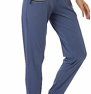 Kcutteyg Womens Joggers with Pockets, Lightweight Quick Dry Athletic Workout Soft Pants for Gym, Yoga, Running