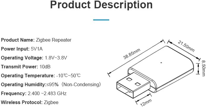 Tuya ZigBee 3.0 1.8~3.8V Zigbee Signal Repeater Range Extender Signal Booster - Image 6