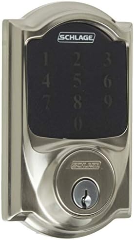 SCHLAGE Z-Wave Connect Camelot Touchscreen Deadbolt with Built-In Alarm, Satin Nickel, BE469 CAM 619, Works with Alexa via SmartThings, Wink or Iris - Image 4
