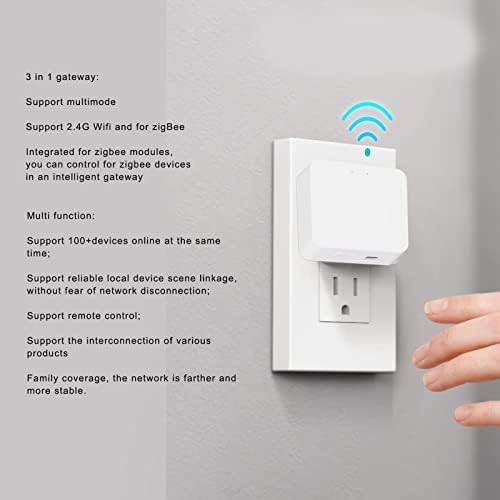 Wifi Gateway Hub, Life Helper Smart Home Hub 3 in 1 Stable Signal APP Remote Control Multifunctional for TV - Image 3