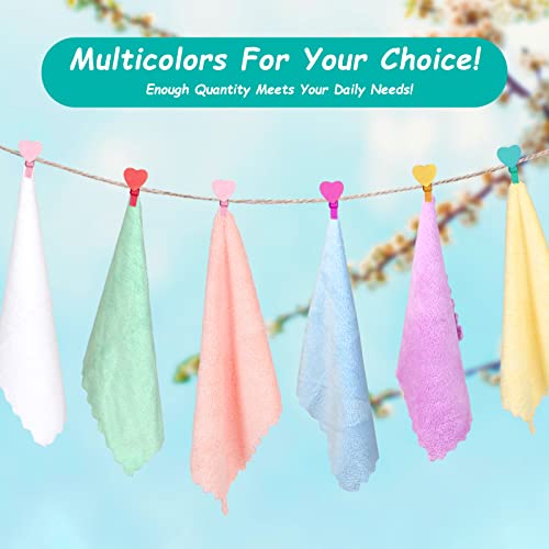 HOMEXCEL Baby Washcloths 24 Pack-Microfiber Coral Fleece Baby Bath Face Towel 7x9 Inch Extra Absorbent and Soft Burp Cloth and Wash Cloths for Newborn-Infants and Toddlers-Gentle On Sensitive Skin - Image 4