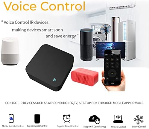 YAKUHY WiFi Smart Remote Controller, RF IR Universal Remote Controller, Smart Home Infrared Universal Remote Blaster, Compatible with Alexa and Google Home Assistant-Without Temperature Humidity - Image 5