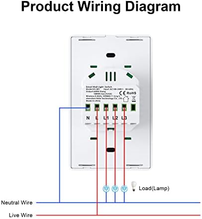 Smart Switch 2.4GHz WiFi Smart Light Switch Compatible with Alexa and Google Home - Image 7