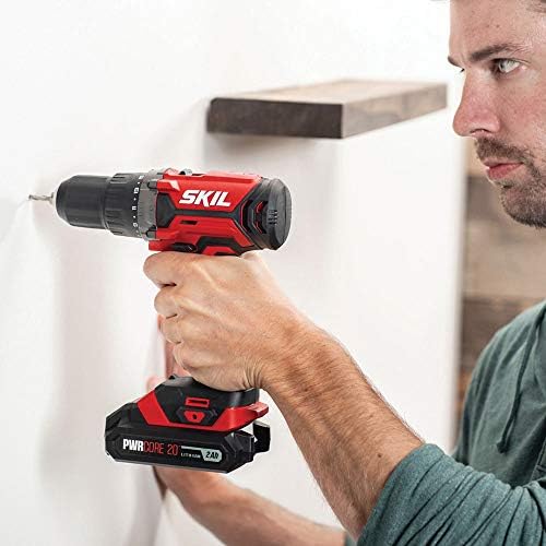 SKIL 20V 4-Tool Combo Kit: 20V Cordless Drill Driver Reciprocating Saw, Circular Saw and Spotlight, Includes Two 2.0Ah PWR CORE Lithium Batteries and One Charger - CB739701 - Image 6