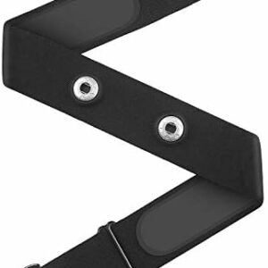 COOSPO Heart Rate Monitor Replacement Chest Strap,Replacement Heart Rate Monitor Soft Strap Compatible with Wahoo Tickr/Polar H7/Garmin HRM-Dual/moofit/XOSS/Power Labs/COOSPO