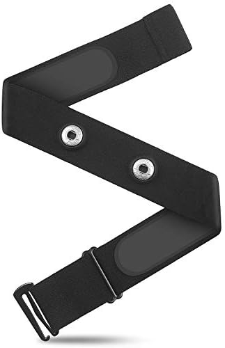 COOSPO Heart Rate Monitor Replacement Chest Strap,Replacement Heart Rate Monitor Soft Strap Compatible with Wahoo Tickr/Polar H7/Garmin HRM-Dual/moofit/XOSS/Power Labs/COOSPO