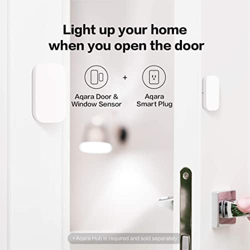 Aqara Smart Hub M2 Plus Aqara Door and Window Sensor, Zigbee Connection, Alarm System, Remote Monitor and Control, Smart Home Automation - Image 8