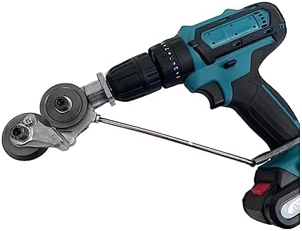 Electric Drill Plate Cutter Attachment Metal Sheet Cutter Tool Free Cutting Tool Sheet Metal Cut Plate Punch Scissor Kit (Color : Electric Cutter 01) - Image 6