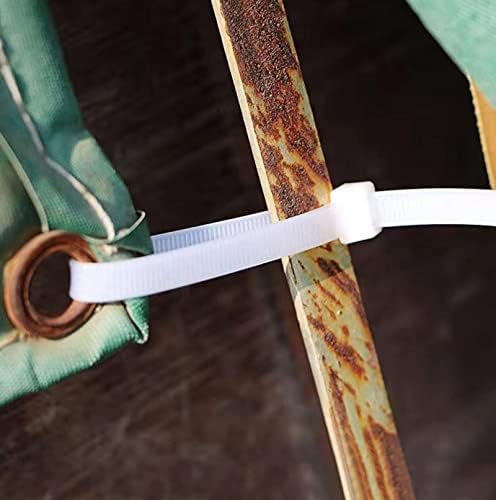 BAIJIAER 36 inch zip ties heavy duty outdoor use 50 pcs long zip ties white cable ties wraps large plastic tie uv resistant 200 lbs Tensile Strength - Image 5