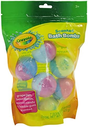 Crayola Colorful Scented Bath Bombs 7Ct
