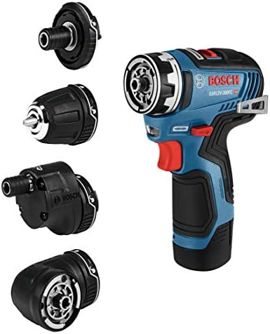 BOSCH GSR12V-300FCB22 12V Max EC Brushless Flexiclick 5-In-1 Drill/Driver System with (2) 2.0 Ah Batteries - Image 2