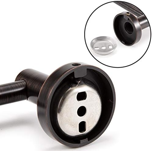 JiePai Bath Towel Bar,Stainless Steel Towel Rack Bathroom Towel Holder Wall Mount Kitchen Dish Cloth Hanger (Oil Rubbed Bronze, 24 inch) - Image 5