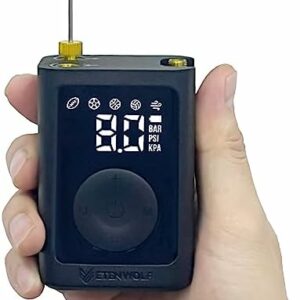 ETENWOLF Electric Ball Pump Inflation & Deflation 2-17PSI, Basketball Pump with Precise Pressure Gauge, Rechargeable Air Pump for Balls, Soccer Ball Air Pump