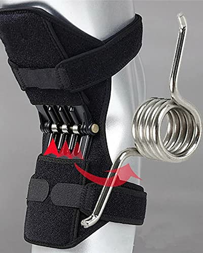 Knee Booster Brace with Rebound Springs, Power Lift Patella Support Wrap, Joint Stabilizer Pad, Knee Protection Booster for Weak Legs, Pain Relief, OA Knee - Image 3