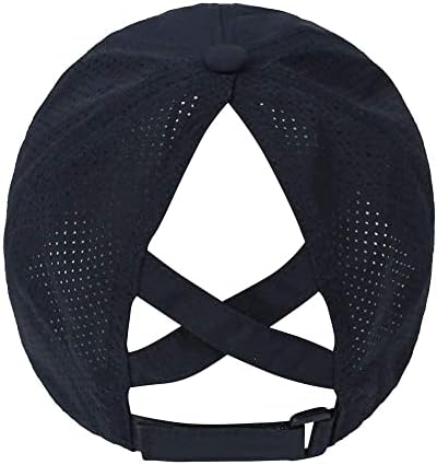 Epsoco Womens Criss Cross Ponytail Baseball Cap Adjustable High Messy Bun Ponycap Quick Drying Mesh Hat - Image 3