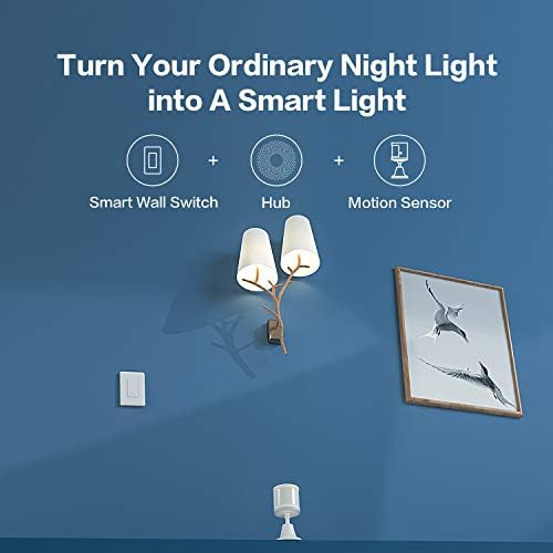 Aqara Smart Light Switch (with Neutral, Single Rocker) Plus Aqara Motion Sensor, Requires AQARA HUB, Zigbee Connection, Remote Control and Set Timer for Home Automation - Image 4