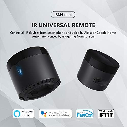 BroadLink RM4 Mini IR Universal Remote Control, Smart Home Automation Wi-Fi Infrared Blaster for TV Air Conditioner STB Audio, Works with Alexa, Google Home, IFTTT - Image 2