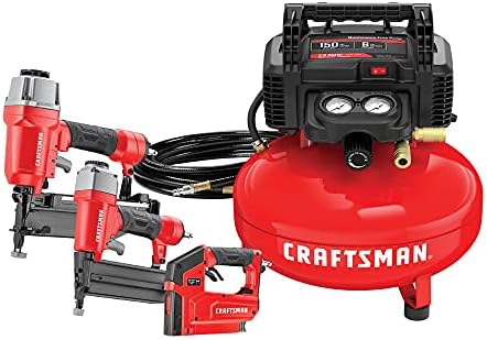 CRAFTSMAN Compressor Combo Kit, 6 Gallon, Pancake, 3 Tool (CMEC3KIT)