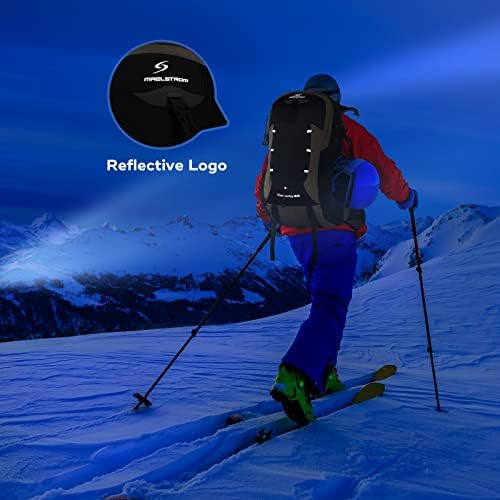 Maelstrom Hiking Backpack,Camping Backpack,40L Waterproof Hiking Daypack with Rain Cover,Lightweight Travel Backpack,Khaki - Image 6