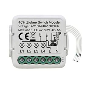 Jaquiain Tuya Zigbee Smart Switch Module Relay 4 Smartlife Wireless Control Compatible Home Yandex