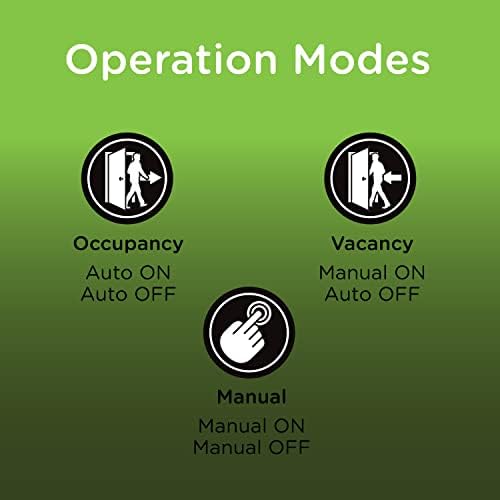 Enbrighten Z-Wave Smart Motion Sensor Light Indoor, On/Off, Vacancy/Occupancy Sensor, Includes White & Almond, Zwave Hub Required, Works with SmartThings, Wink, & Alexa, Smart Light Switch, 26931 - Image 4