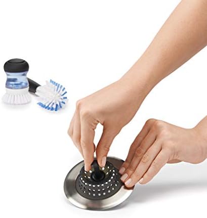 OXO Good Grips Silicone Sink Strainer, Black - Image 9