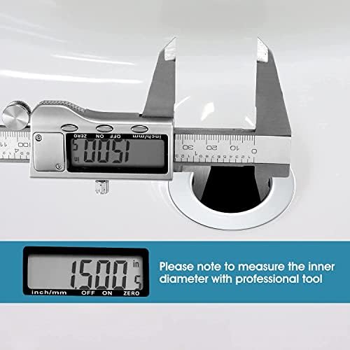 CNSZNAT 3-Pack Hair Catcher Shower Drain Strainer, Floor Drain Strainer, Stainless Steel Sink Strainer for Bathroom Washbasin Bathtub Drain, Fit Hole Size from 1.25" to 2.17" - Image 8