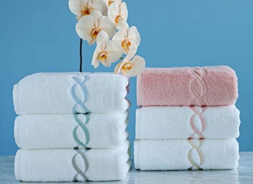 Superior 1000 Gram Egyptian Cotton Oversize 63 x 31 Bath Towel, 1 Piece, Pink Towel Pink Chain - Image 6