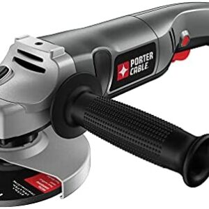 PORTER-CABLE Angle Grinder Tool, 4-1/2-Inch, 7.5-Amp (PC750AG), Grey,black