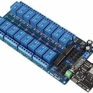 Home Automation Relay Module - Ethernet Relay Controller with Web-based Relay and Networked Relays via RJ45 Relay Board for Controlling Lights and Appliances