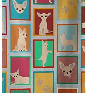 Caroline's Treasures MLM1118KTWL Lots of Chihuahua Kitchen Towel Dish Cloths Guest Hand Towel Decorative Bathroom Towel for Face,Tea, Dishcloth, Kitchen and Bath
