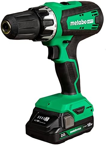 Metabo HPT 18V MultiVolt Hammer Drill and Impact Driver Combo Kit | Cordless | 2-2.0Ah Li-Ion Batteries w/Fuel Gauge | Lifetime Tool Warranty | KC18DFX - Image 6