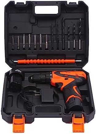 Household Hand Tool Set, 18 Pieces Professional Home Tool Combo Kit. Cordless Power Drill and Toolbox Set for Household, Homeowners, Office, Garden, House Repair and Maintenance