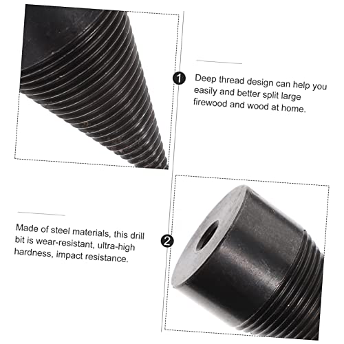 GANAZONO 1 Set Firewood Drill Log Splitter Electrical Tools Home Tools Electric Drills Bits Wood Splitting Bit Wood Drill Bit Drill Bit Firewood Splitter Wood Hex Drill Bit Household - Image 9