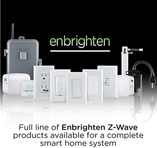 Enbrighten Z-Wave Smart Motion Sensor Light Indoor, On/Off, Vacancy/Occupancy Sensor, Includes White & Almond, Zwave Hub Required, Works with SmartThings, Wink, & Alexa, Smart Light Switch, 26931 - Image 2