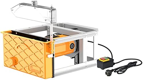 Power Tools Dust-Free Flip Saw Woodworking Gypsum Board Vacuum Cleaner Table Saw Floor Saw Cutting Machine Household Tool (Color : Yellow, Size : 35 * 30 * 30cm)