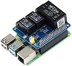 Home Automation HAT for Raspberry Pi, 2 Ch 5V Optocoupler EL357NC Smart Raspberry Pi Relay HAT Control up to 2 Devices
