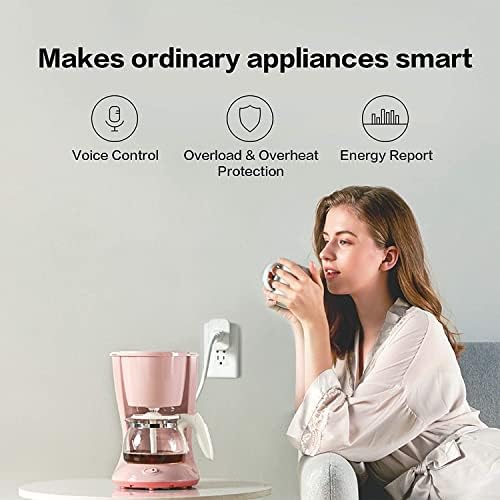 Aqara Smart Plug, REQUIRES AQARA HUB, Zigbee, with Energy Monitoring, Overload Protection, Scheduling and Voice Control capabilities, Works with Alexa, Google Assistant, and Apple HomeKit Compatible - Image 4
