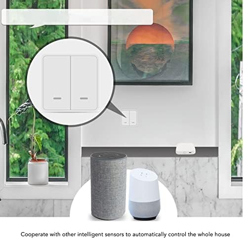 GLOGLOW Zigbee Gateway, Stable Infrared Sensing Smart Home Hub APP Remote Control WiFi Bluetooth Wireless Gateway Hub for ZigBee - Image 3