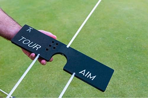 Tour Aim 2.0 Golf Training Aid W/ 3 Alignment Sticks & 5 Swing Plane Features | Improves Aim and Alignment. 5 Different Swing Plane Angles. Portable Indoor/Outdoor Training aid | Light Weight (10 oz)