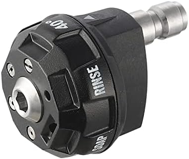 Meteor Blast Pressure Washer Spray Nozzle, 6-in-1 Quick Change over and Adjustable, 1/4in Plug Connect Tips MAX 4000PSI for Pressure Washer