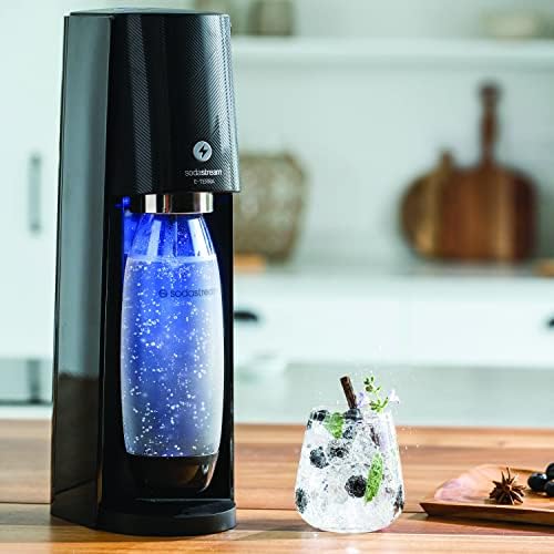 SodaStream E-TERRA Sparkling Water Maker Bundle (Black), with CO2, Carbonating Bottles, and bubly Drops Flavors - Image 6