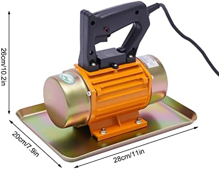 Electric Concrete Vibrator Motor 110V 250W Handheld Concrete Vibrating Troweling Construction Tool Concrete Cement Vibrator machine for Road Highway Bridge Port Construction (100kg Force) - Image 6