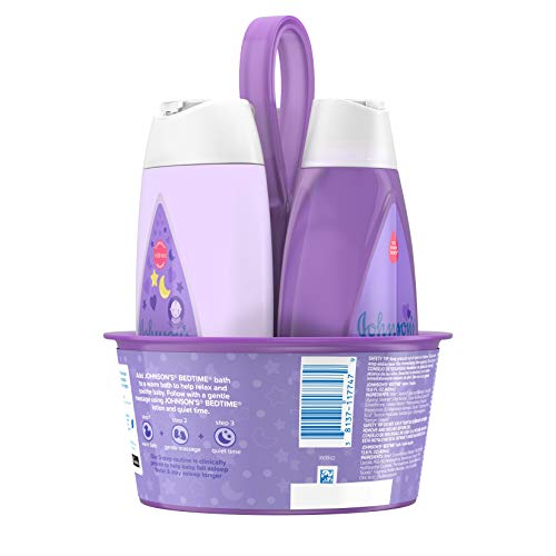 Johnson's Sleepy Time Bedtime Baby Gift Set with Relaxing NaturalCalm Aromas, Bedtime Baby Bath Shampoo, Wash & Lotion Essentials, Hypoallergenic & Paraben-Free, 4 Items - Image 11